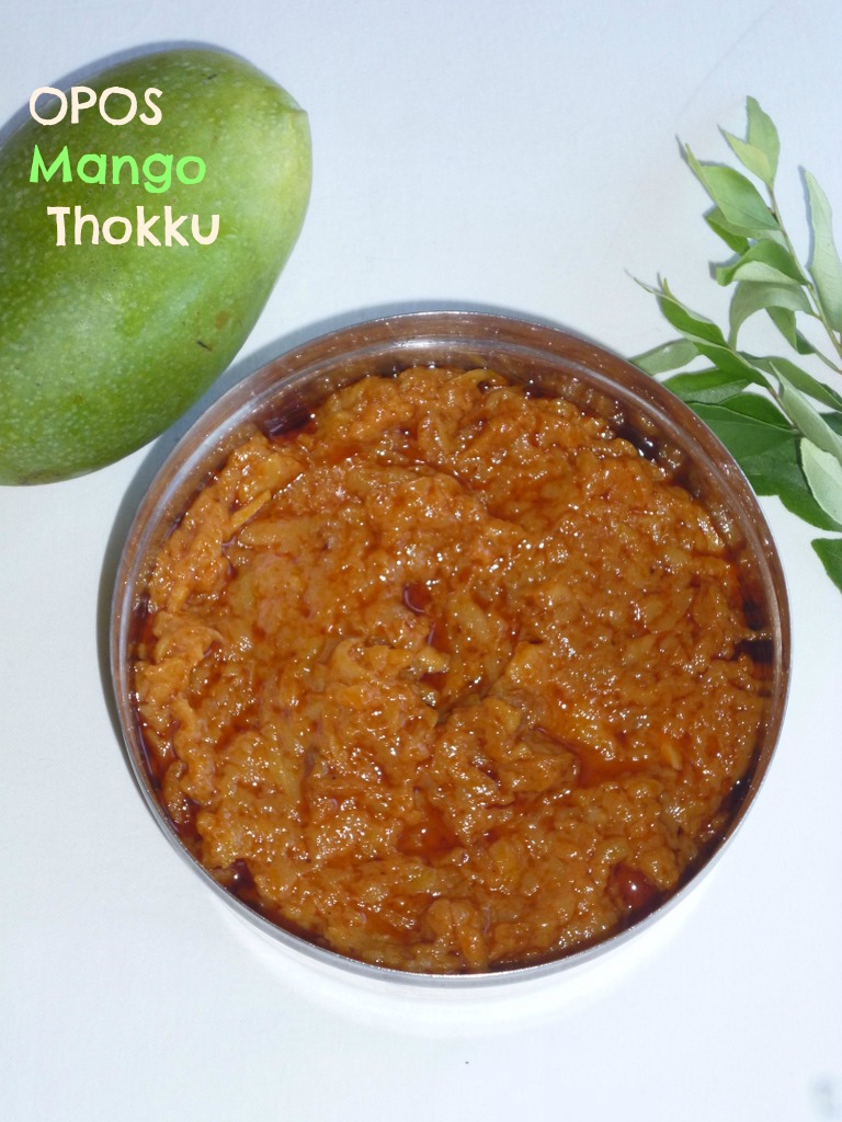 Cooking In Paris OPOS Mango Thokku Manga Thokku