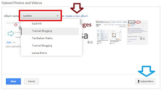 cara upload gambar blog melalui picasa web