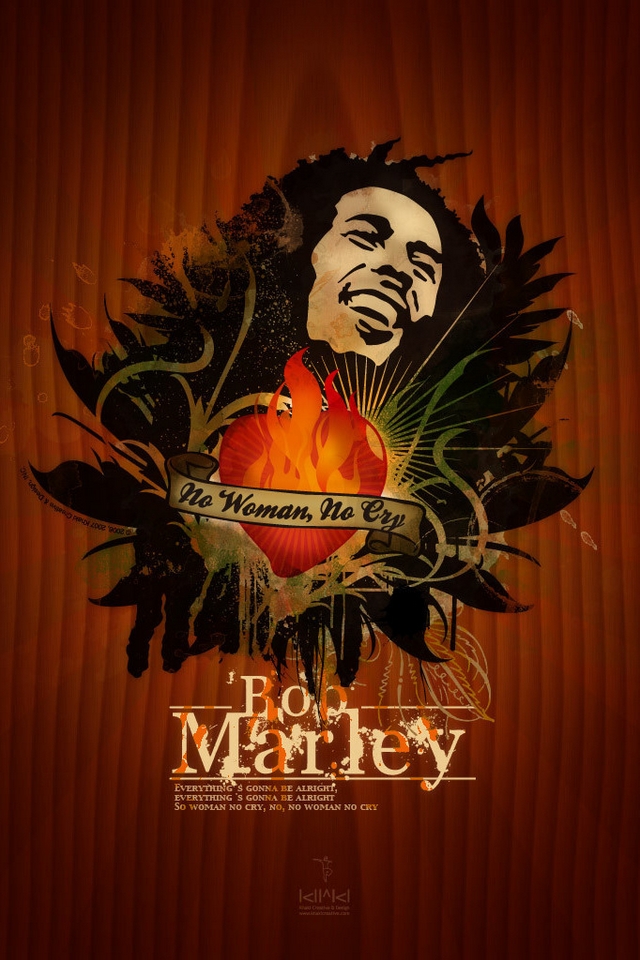 Bob Marley - Download iPhone,iPod Touch,Android Wallpapers, Backgrounds