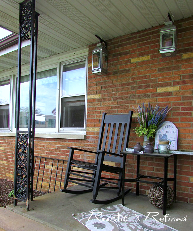 DIY Porch Patio Update Adding that Ranch House Style Rustic & Refined