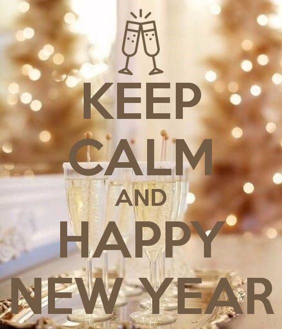 Keep Calm and Happy New Year 2018