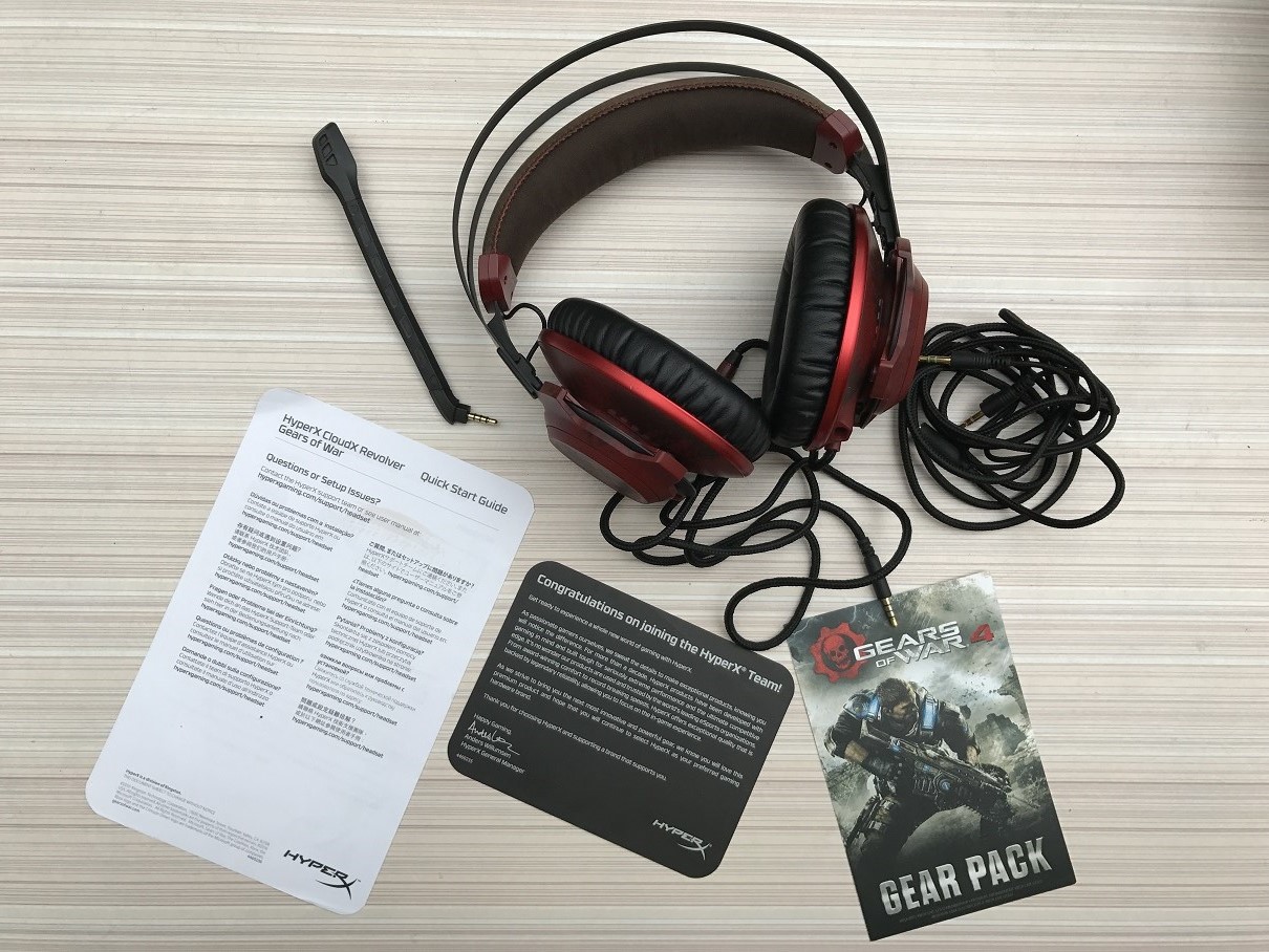 HyperX CloudX Revolver Gears of War headset review Computers and More Reviews