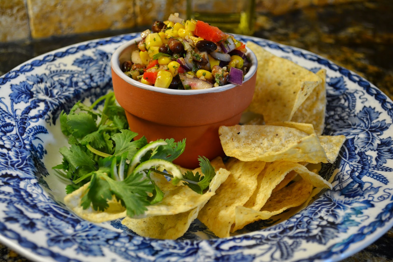 Fresh Black Bean & Corn Southwest Salsa