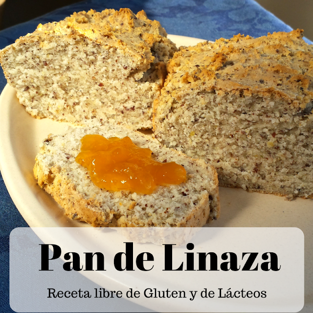 Cómo preparar un rico pan sin gluten de linaza, hecho con harinas panificables