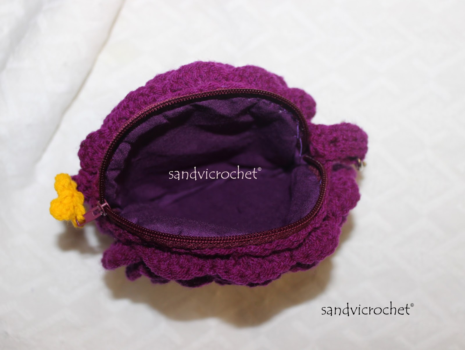 For the Love of Crochet Along: crochet flower purse