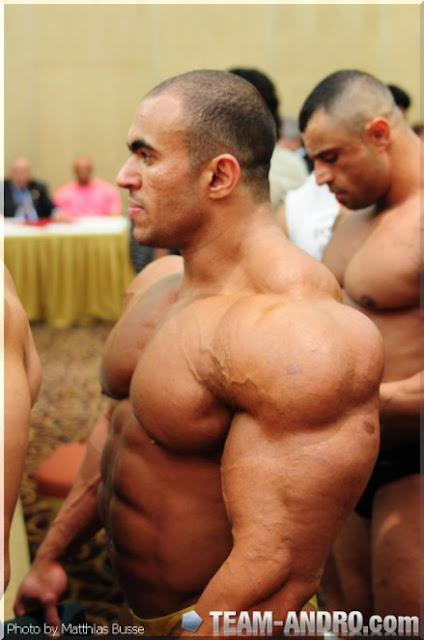 Arab bodybuilders, IFBB World 2011, Mohamed Salama, 