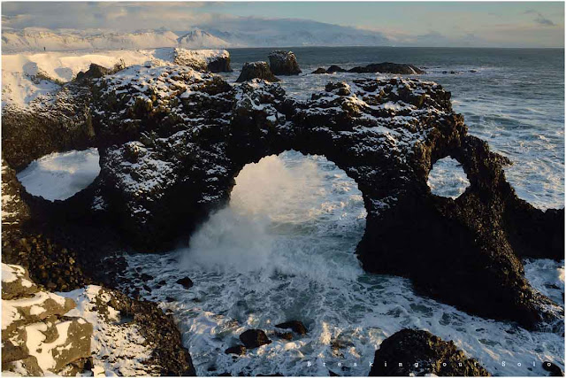 Hellnar, Iceland natural arch