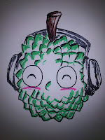 Drawing of Mr Durian 