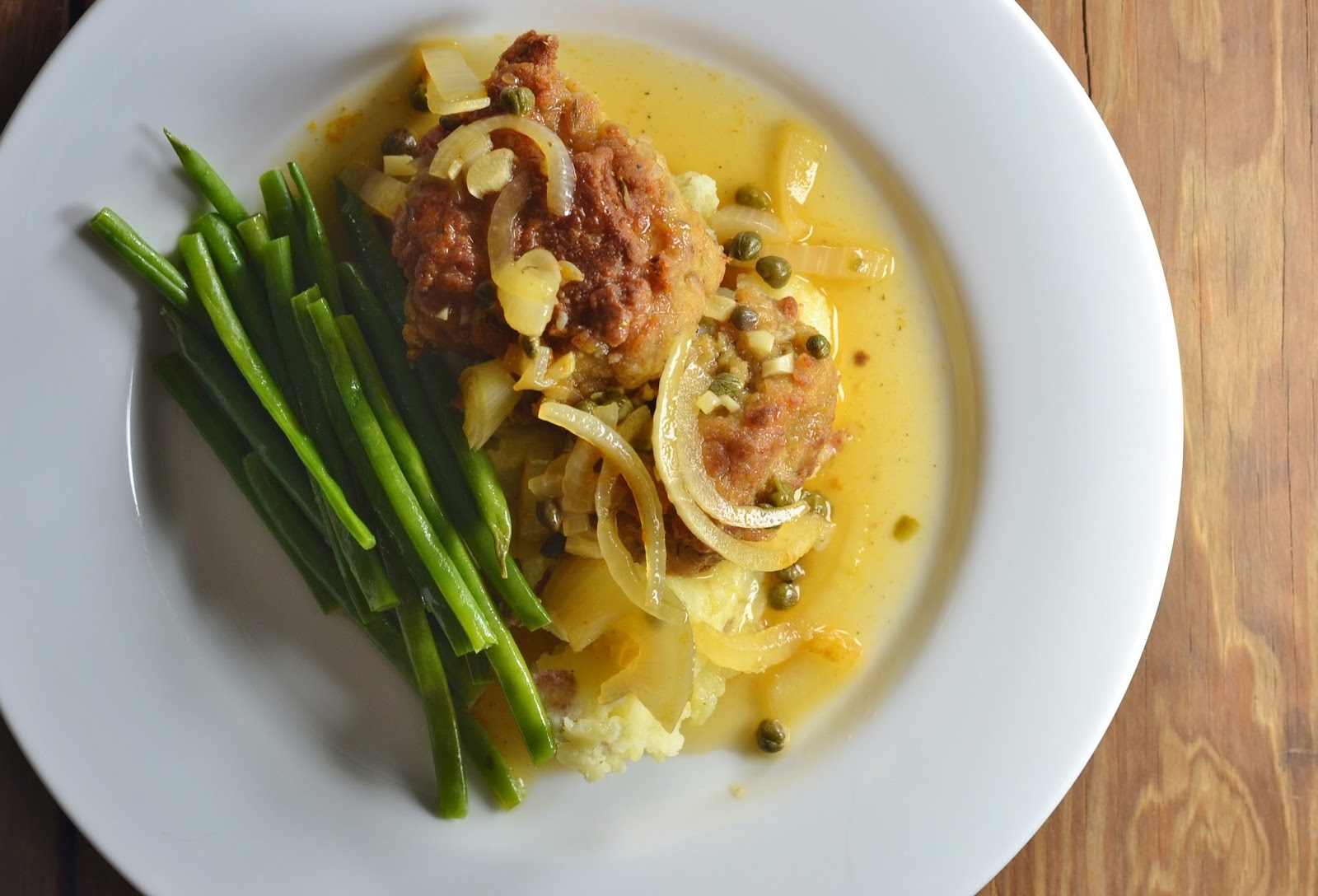 Seitan Piccata with Garlic Mashed Vegan Magic Time