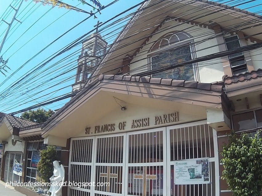 Philippine Confessions Schedule St. Francis of Assisi Parish Pulo