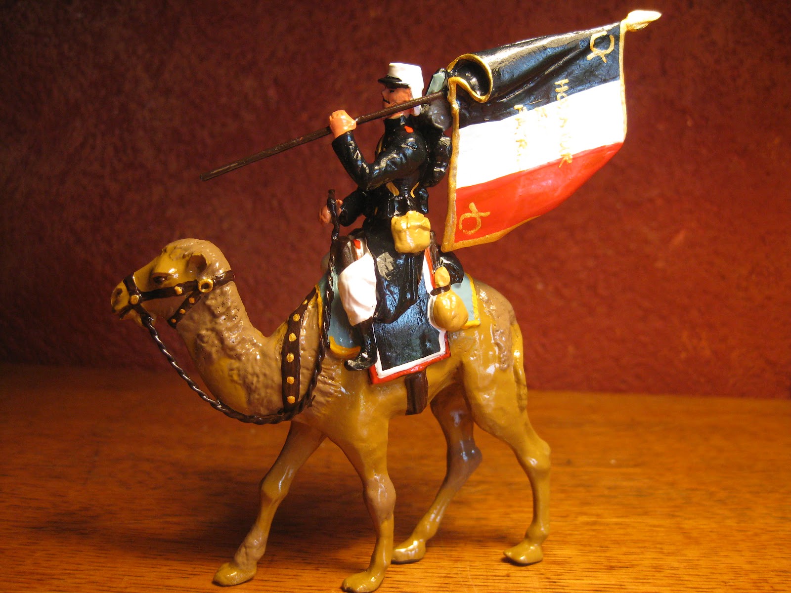 FIGURINE PLOMB CREUX Jf / Cavalier Mehariste Type Gm Hr Cl Cs Jsf No Quiralu EUR 45,00 - FR