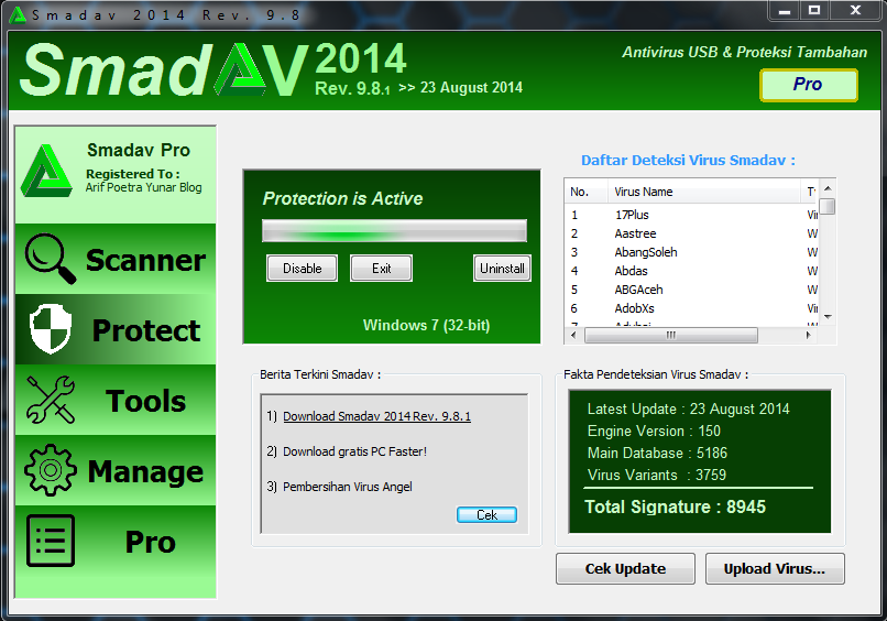 SMADAV Pro 9.8.1 Download Latest Full Version + Serial Number ...