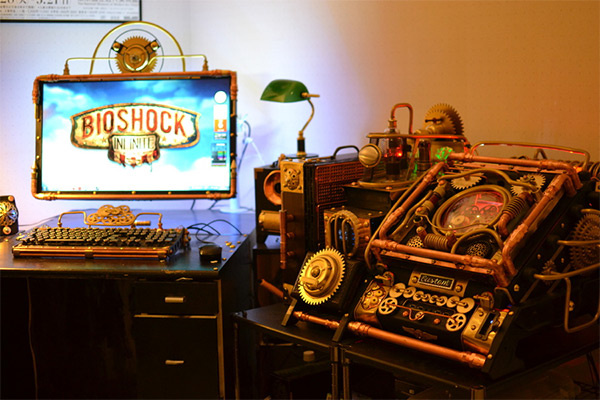 Video Game Inspired Steampunk Computer Case Mod The Odd Blogg