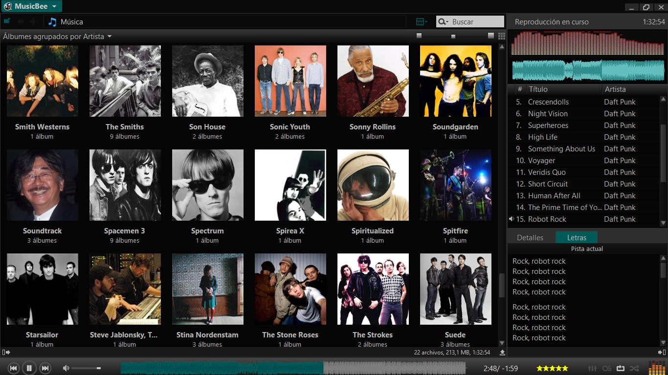 MusicBee 3.0.6276, Calificado como uno de los mejores gestores de