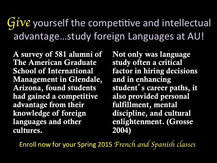 Ashland Foreign Languages News October 2014