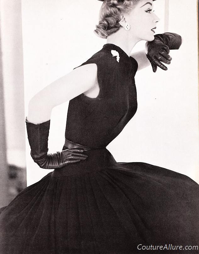 Couture Allure Vintage Fashion: Larry Aldrich Dress - 1951