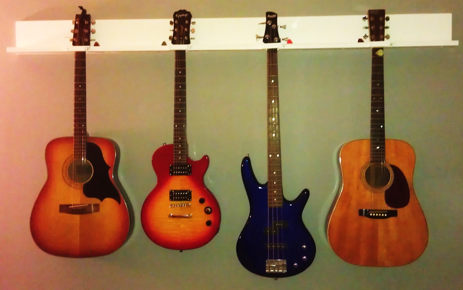 Hang Guitar On Wall Without Drilling