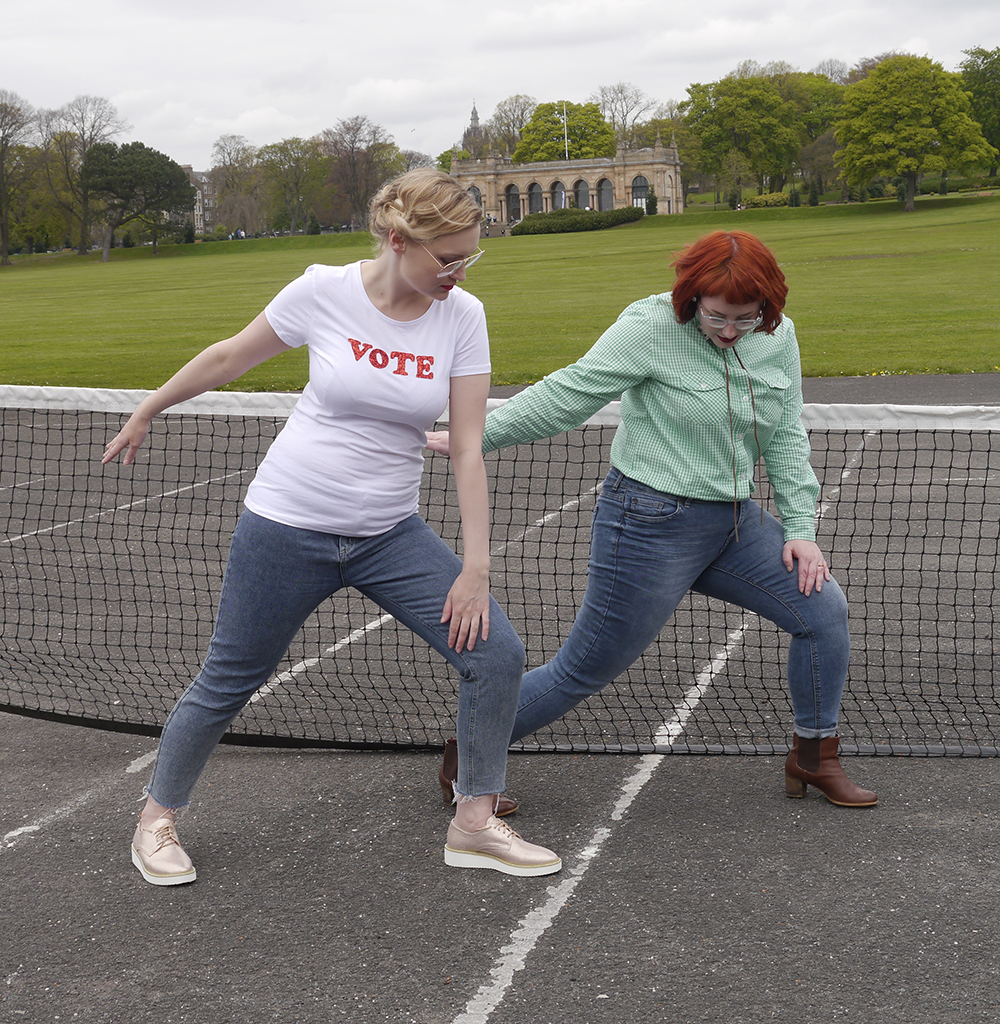Heck yes! How to dance like Napolean Dynamite blog birthday, Napolean Dynamite and Pedro Sanchez, best movie friendships, top film friends, vote for Pedro, matching friend outfits, man repeller style