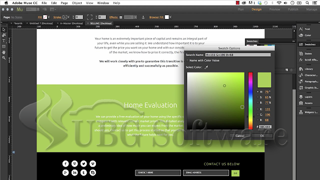 Adobe Muse CC 2017 Full Version - UBG Software