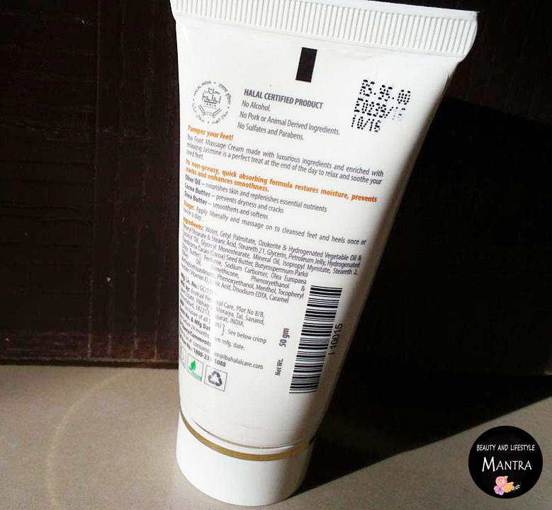 Review // Iba Halal Nourishing Foot Massage Cream Beauty and Lifestyle Mantra India's Top