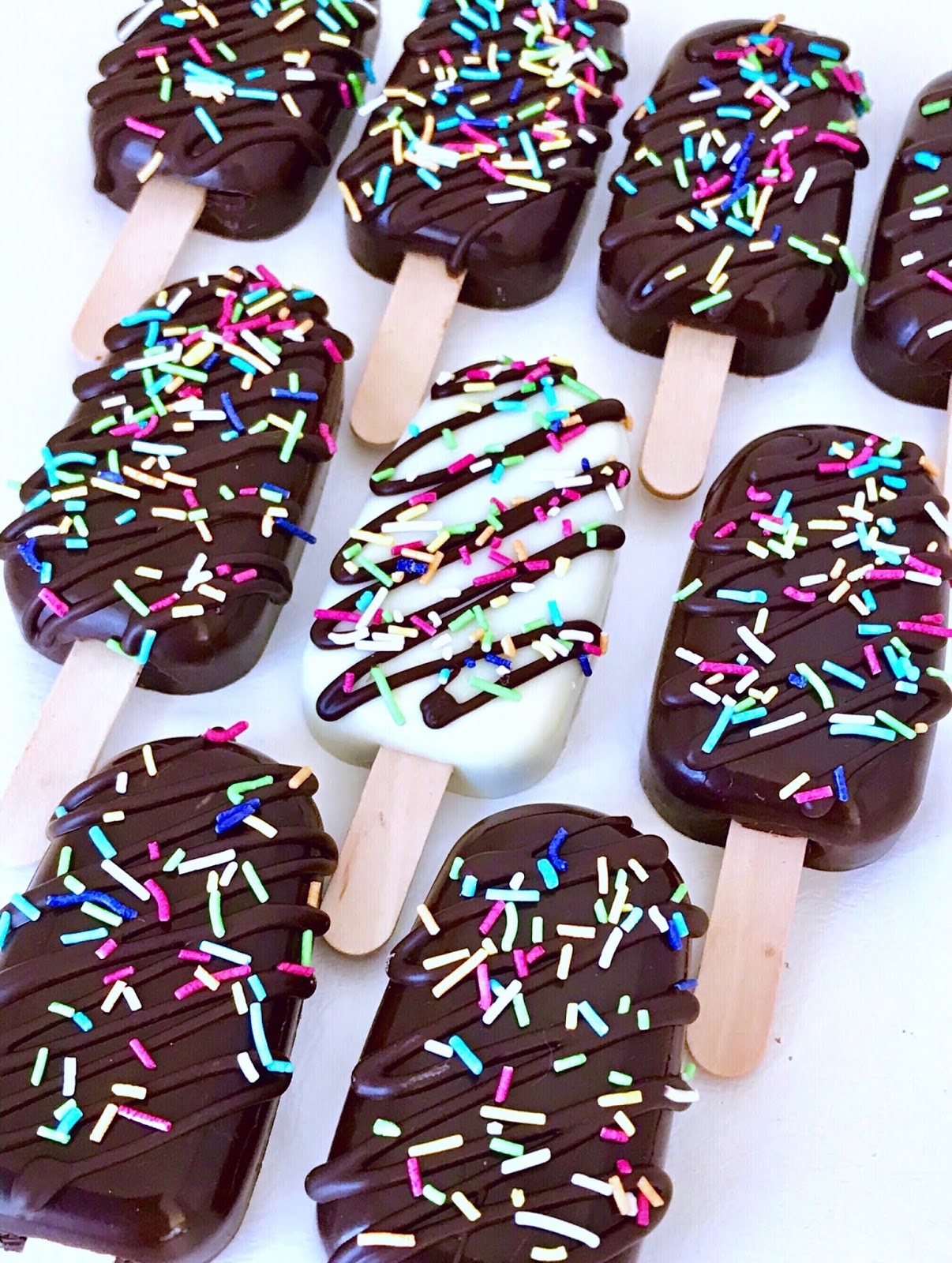 Sprinkle Cakesicles