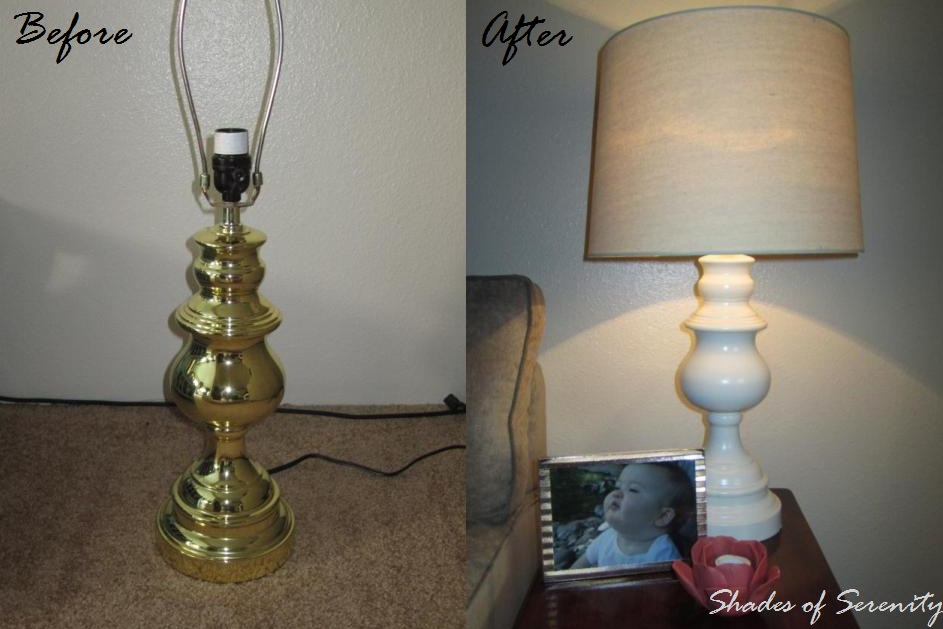 Shades of Serenity Goodwill Lamp Transformed