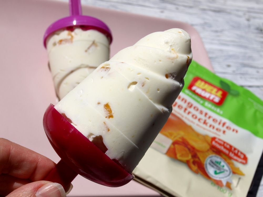 Rezept // Blitzschnelles Joghurt-Eis mit Mango und Zitrone (ohne ...
