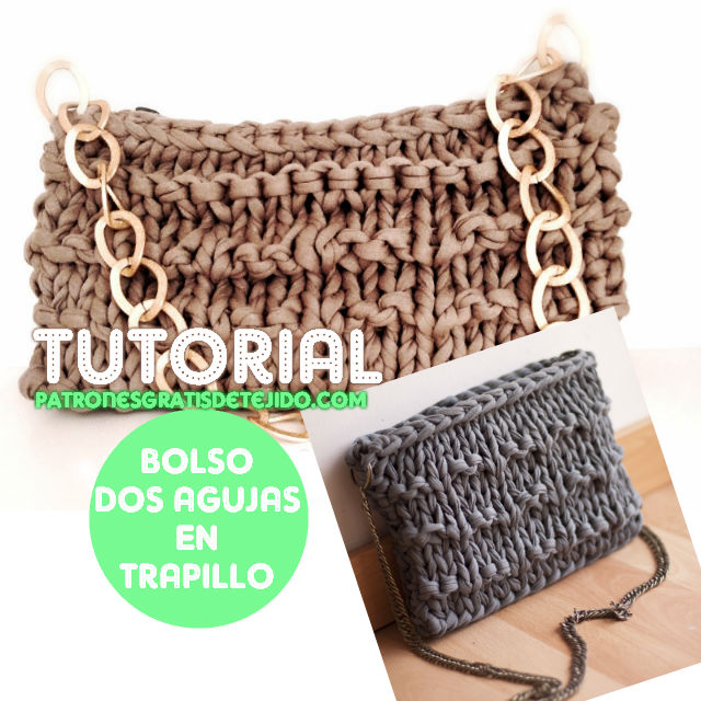 Cómo hacer un bonito bolso tejido a crochet :: Patrones para tejer