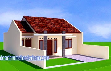 Desain Rumah Minimalis Type 60 - Sudut Kiri gambar desain rumah minimalis yype 60 tanah 120 m2 - sudut kiri