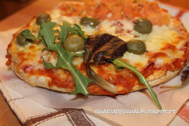 Pizza de Fiambre e Paio York