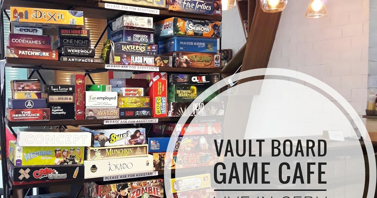 Vault Board Game Cafe in Cebu Opens to Gamers