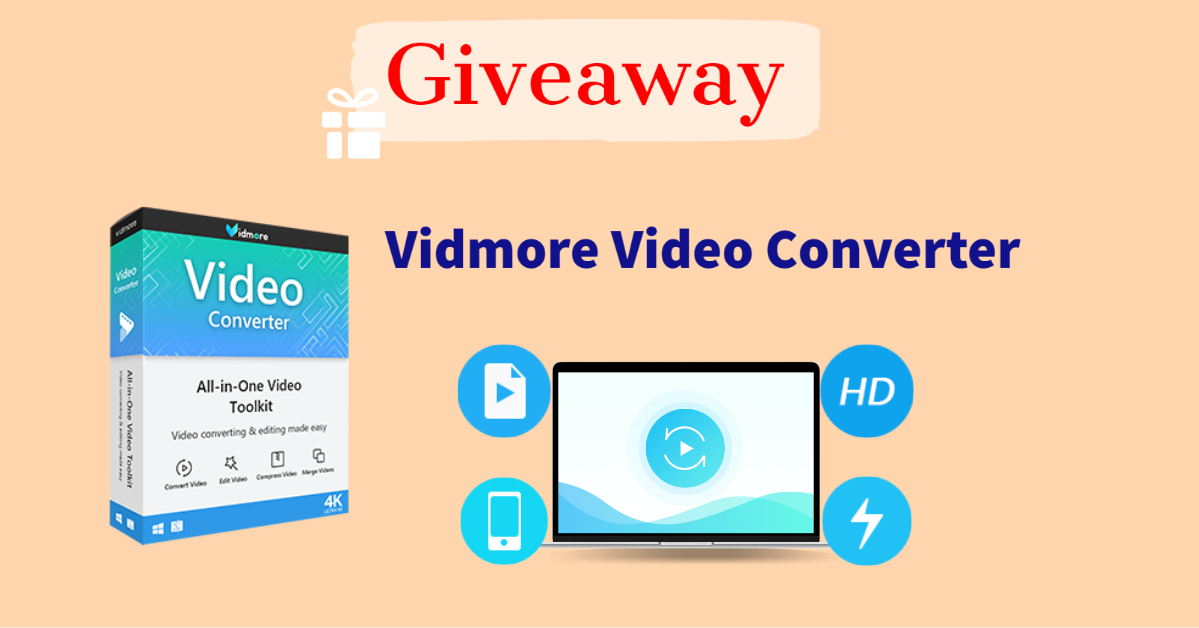 Giveaway: Vidmore Video Converter Free Year