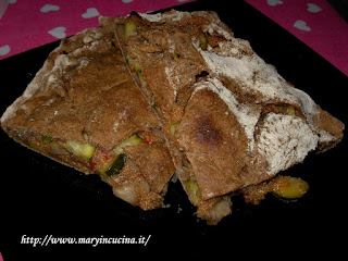 torta amaranto e verdure