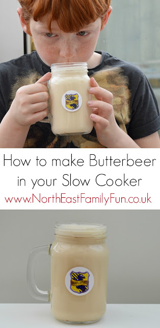 How to make Butterbeer in your Slow Cooker. An easy recipe with Yazoo flavoured milk