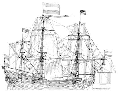 Wooden Model Builder: Dutch Ship of the line 