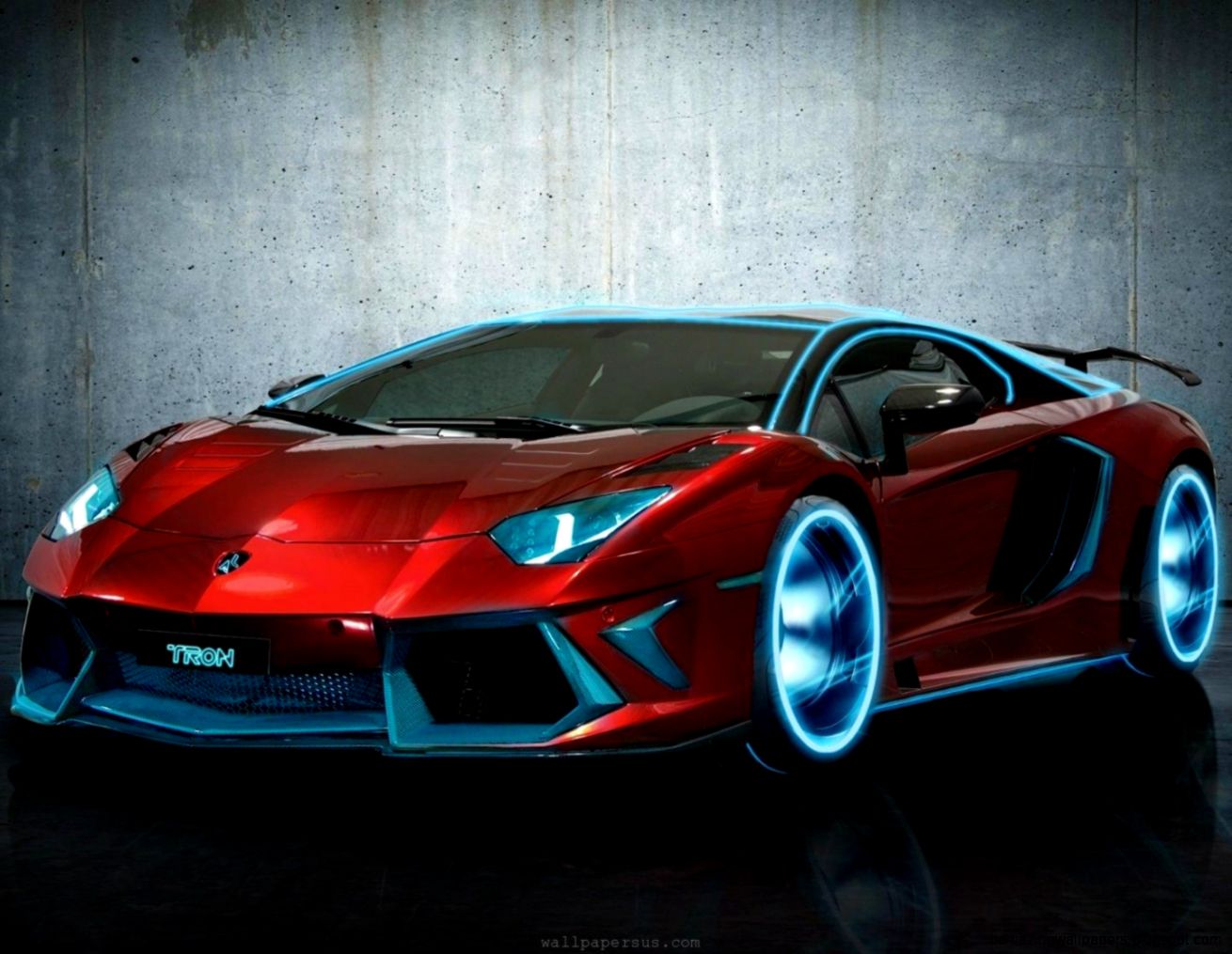 Cool Tron Lamborghini Aventadors