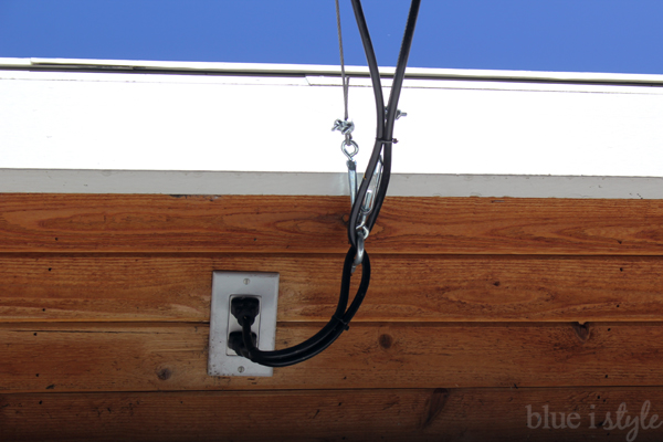 How To Hang Patio String Lights Blue I Style Creating An How To Hang Patio String Lights Blue I Style Creating An