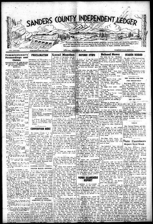 Montana History Revealed World War II in Sanders County
