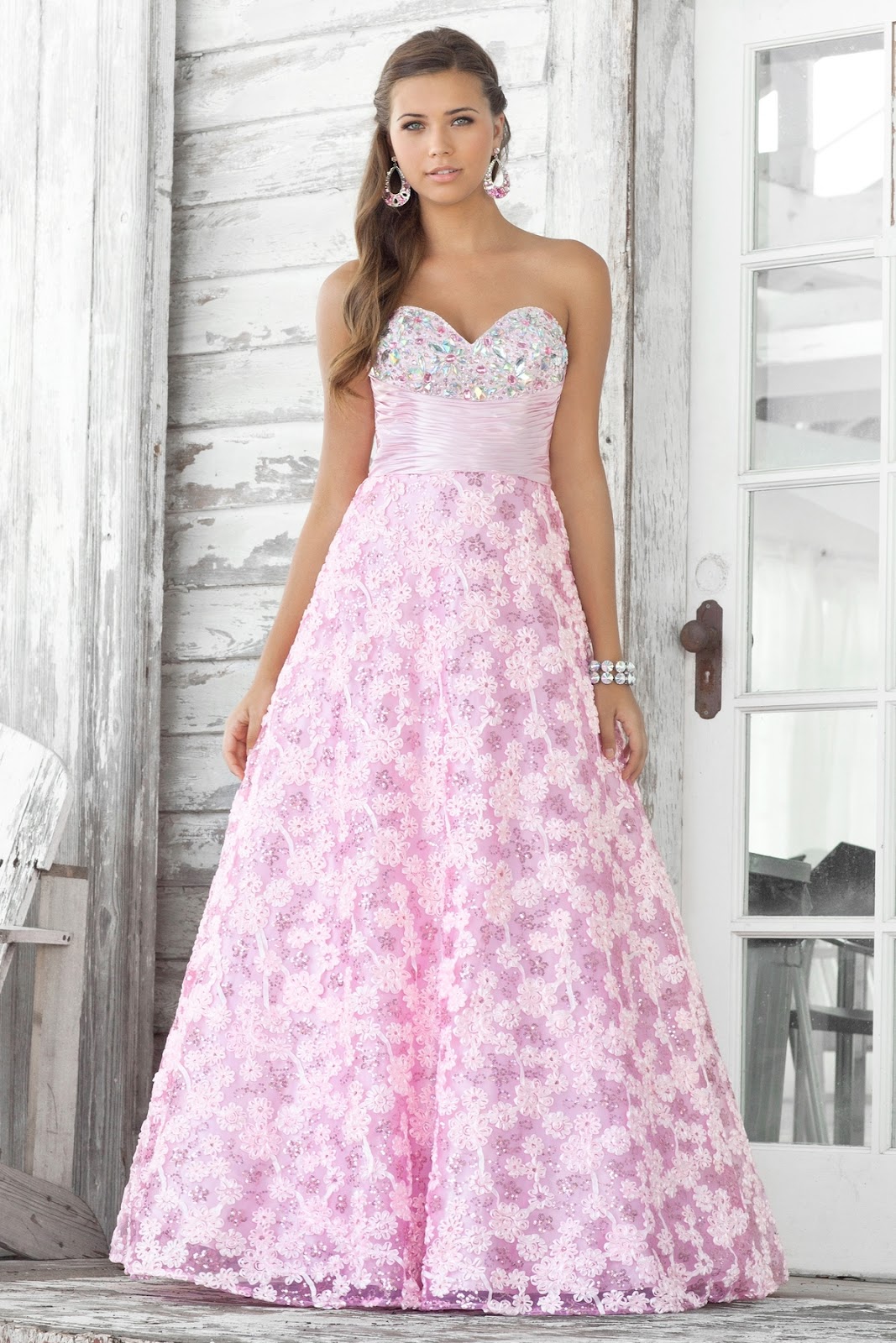 short prom dresses Beautiful Blush Ball Gowns