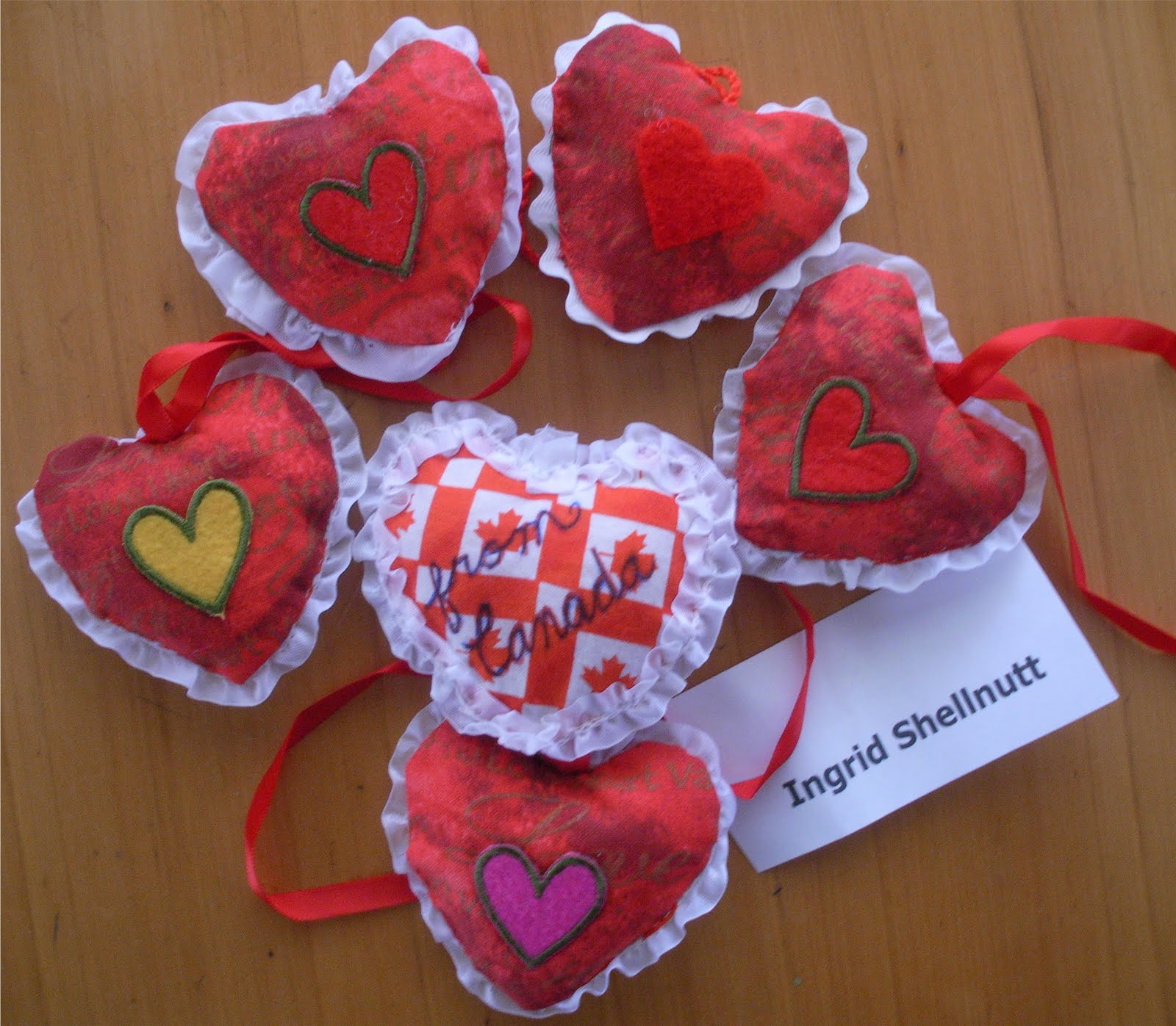 Hearts For Christchurch Embroiderers Association Of Canada