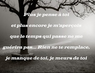 Triste phrase d'amour