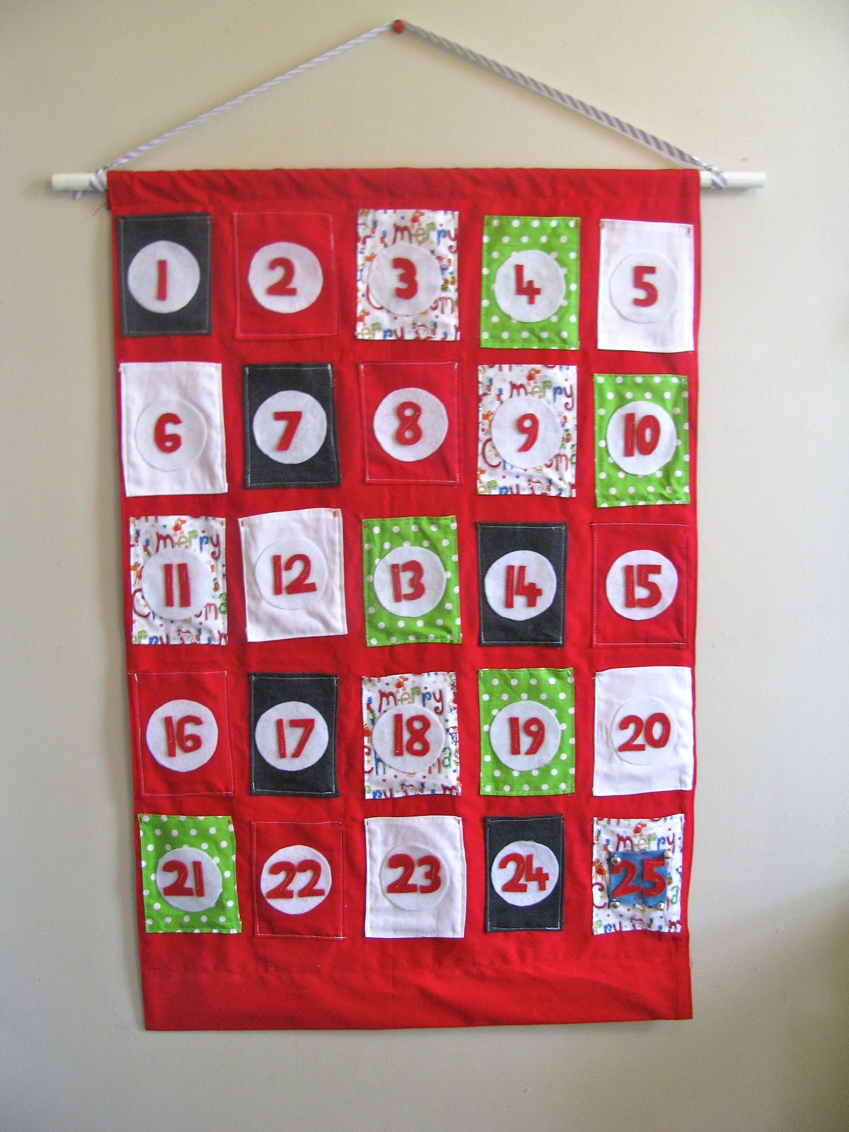 Whimsy Fabric Advent Calendar