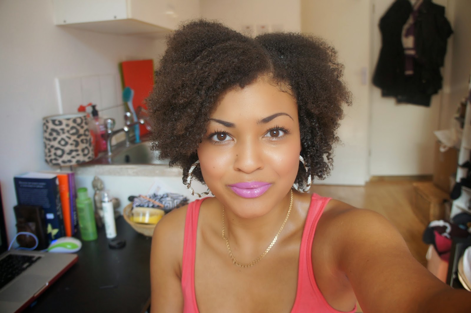  Wash and Go Routine for afro hair 3C/4A/4B/4C using Mixed Roots Curl Custard