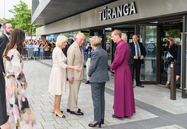 Camilla, Duchess of Cornwall and Prince Charles, Prince of Wales met with New Zealand's Prime Minister Jacinda Ardern