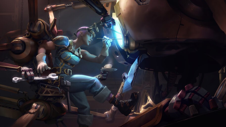 Chief Mechanist Zevi, Legends of Runeterra, 4K, #3.1726