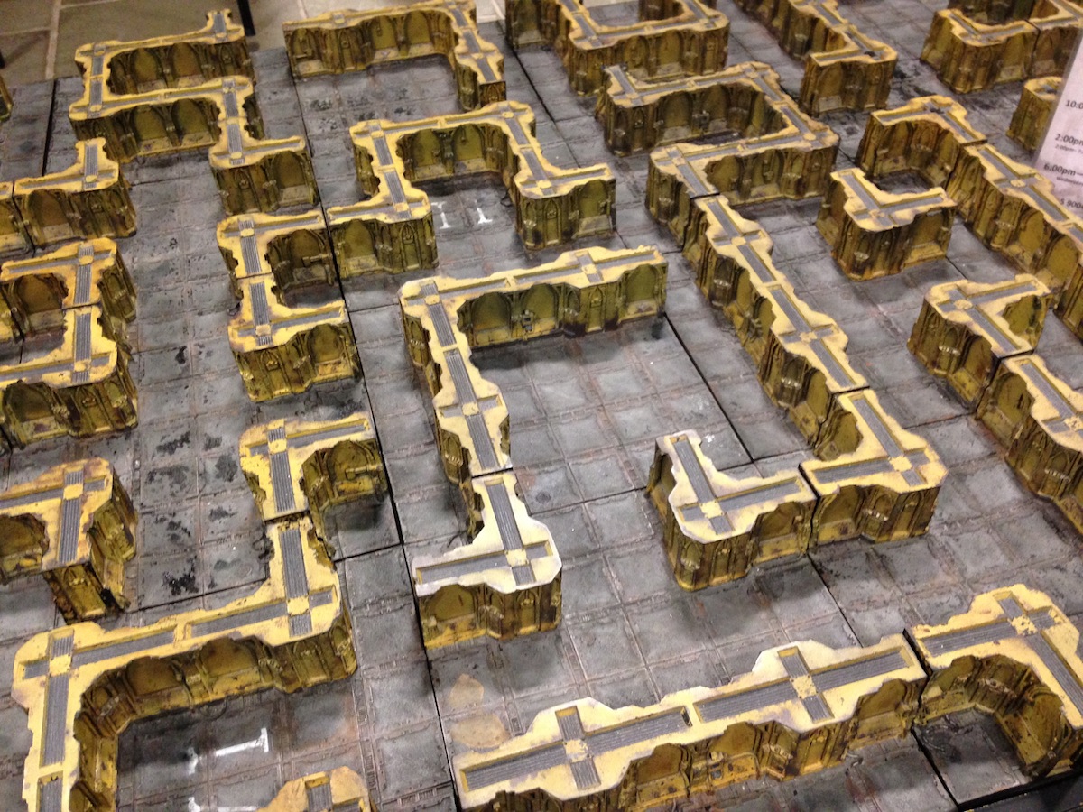 Warpstone Flux More Gaming Tables at Warhammer World