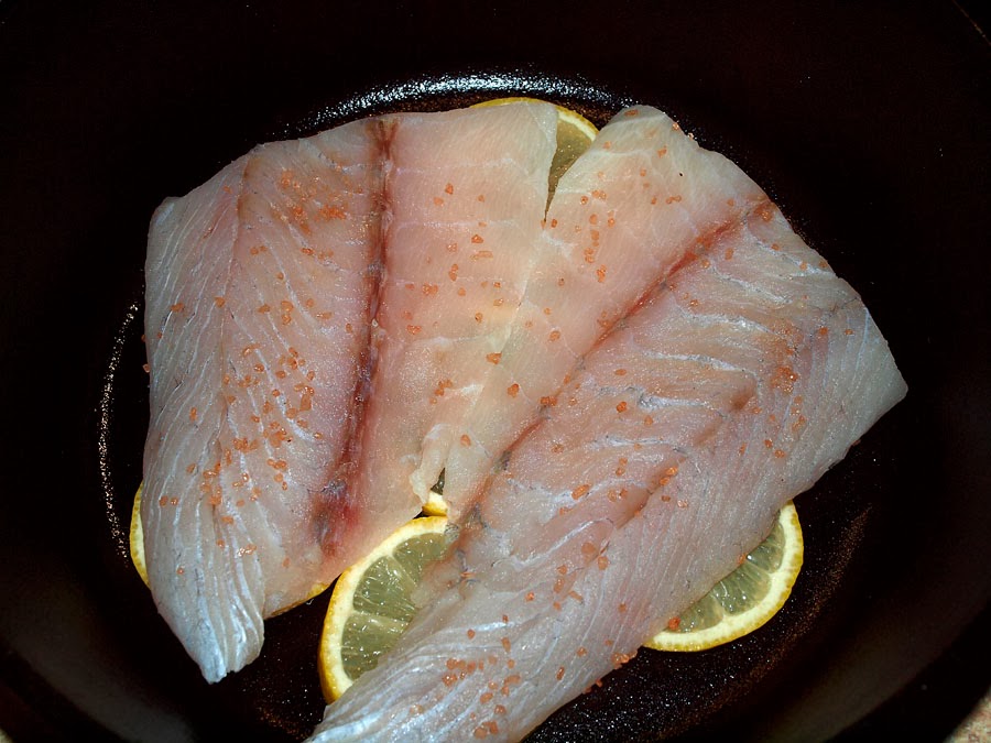 Pellet Smoker Cooking Olive Oil Poached Sea Bass