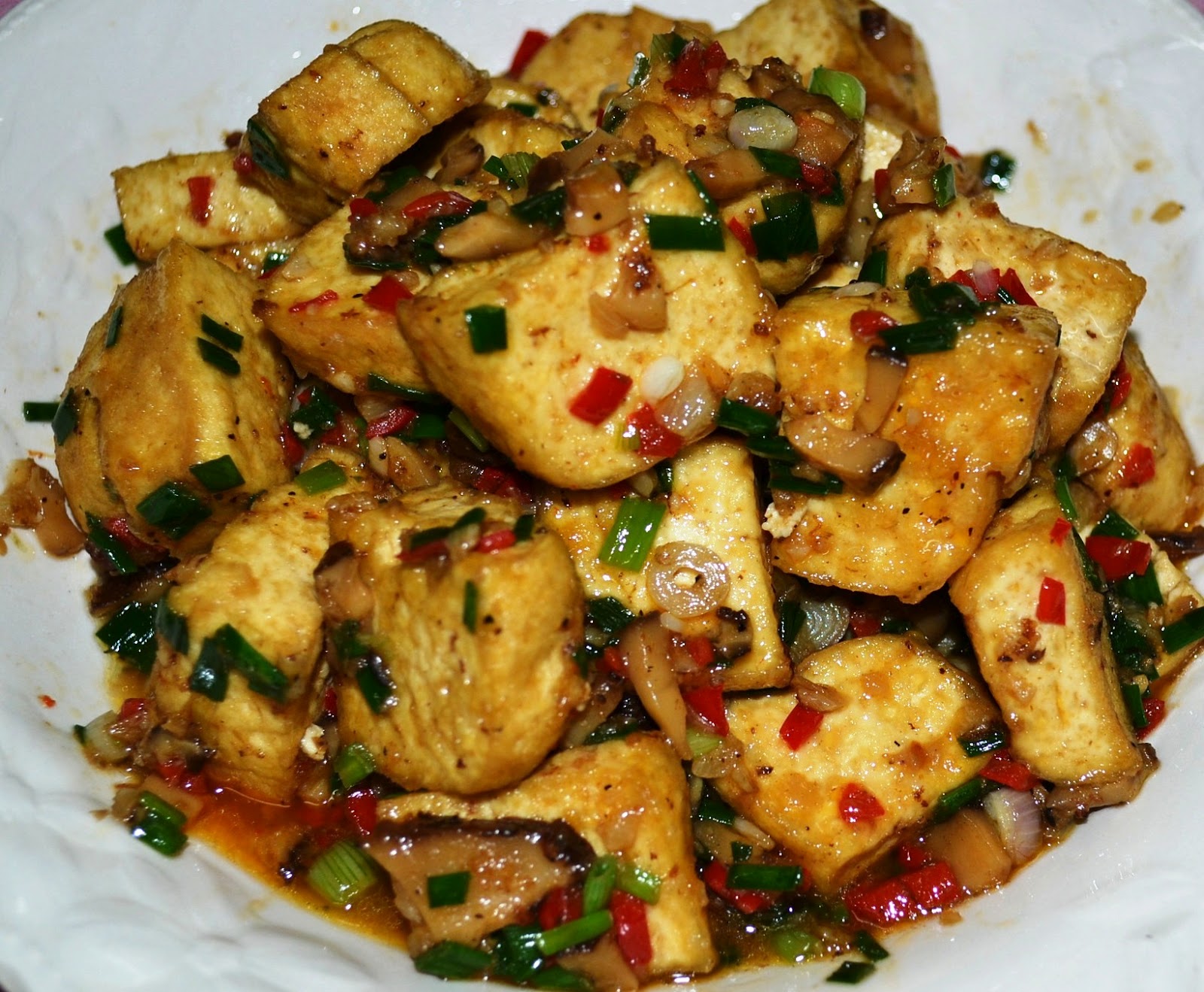 Spicy Black Pepper Bean Curd