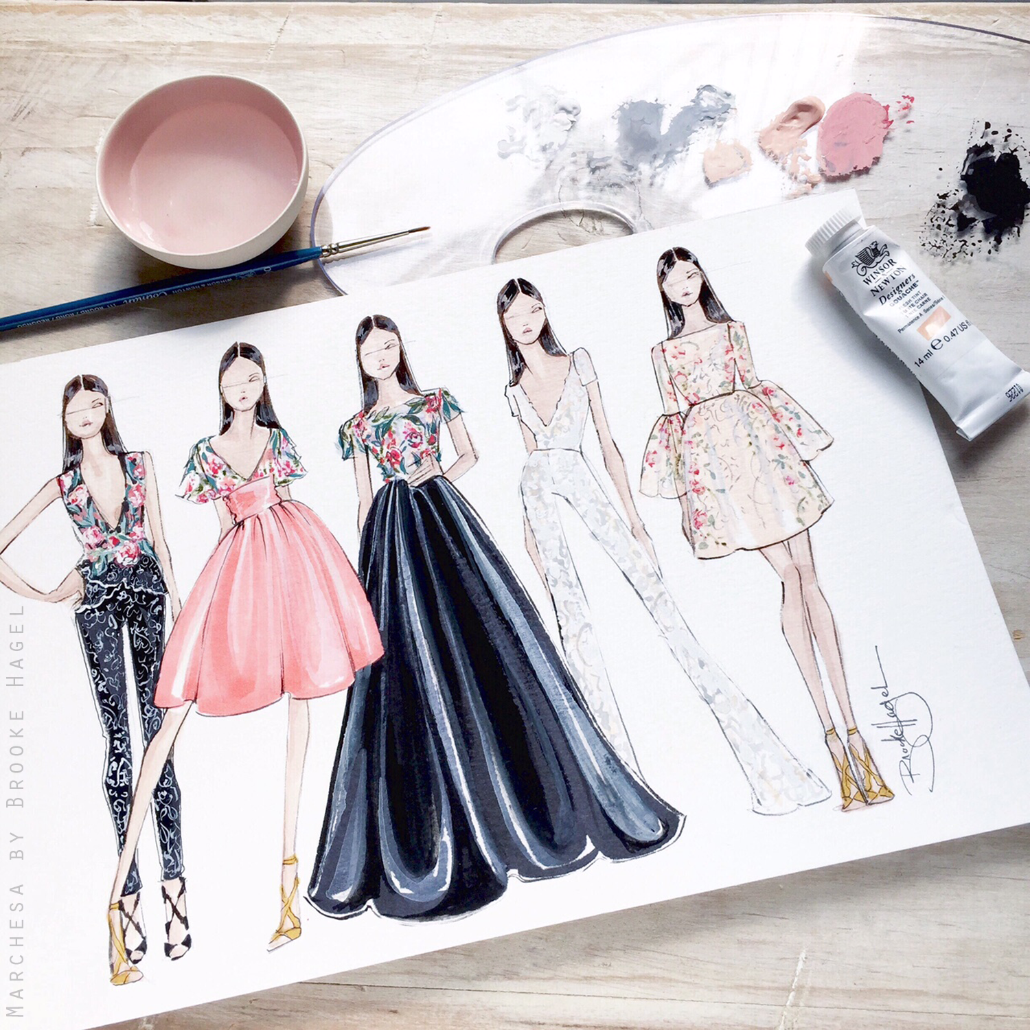 Fabulous Doodles Fashion Illustration blog by Brooke Hagel 