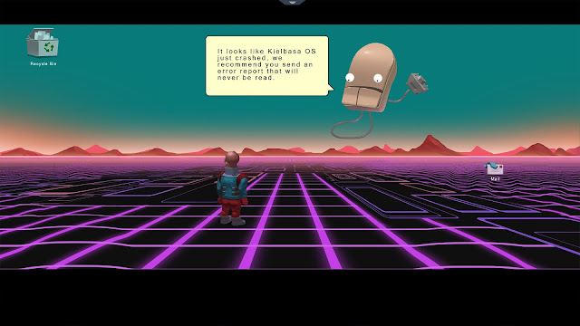 Screenshot of adventure game Paradigm